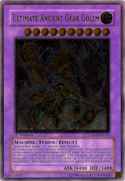 Ultimate Ancient Gear Golem [LODT-EN043] Ultimate Rare | A1Comics