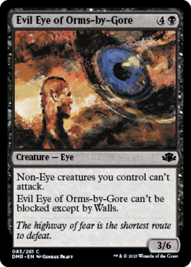 Evil Eye of Orms-by-Gore [Dominaria Remastered] | A1Comics