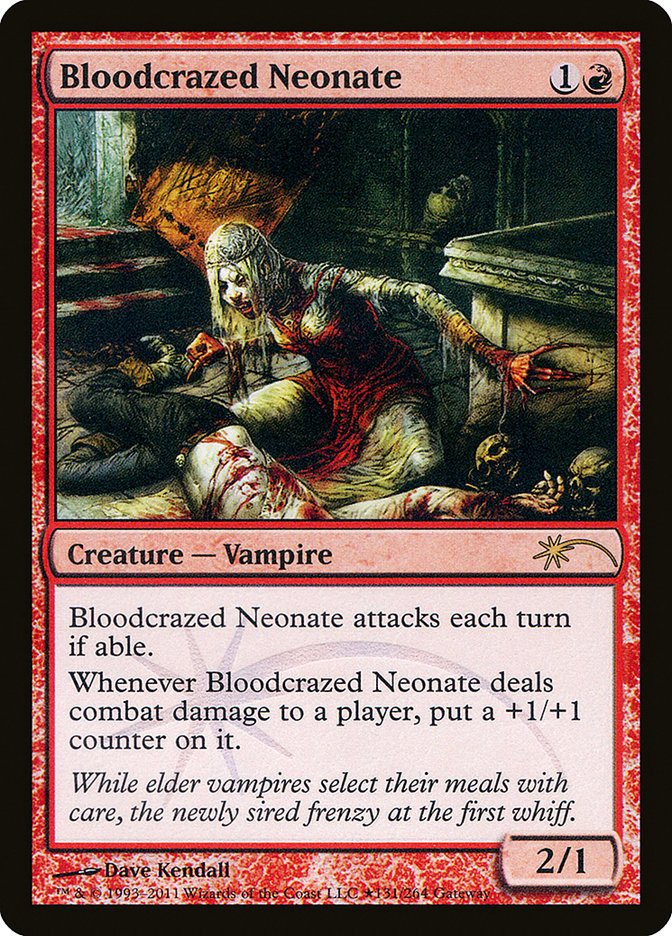 Bloodcrazed Neonate [Wizards Play Network 2011] | A1Comics