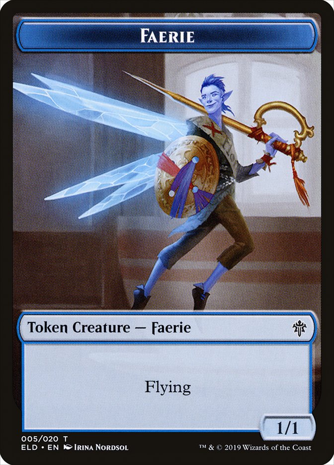 Faerie Token [Throne of Eldraine Tokens] | A1Comics