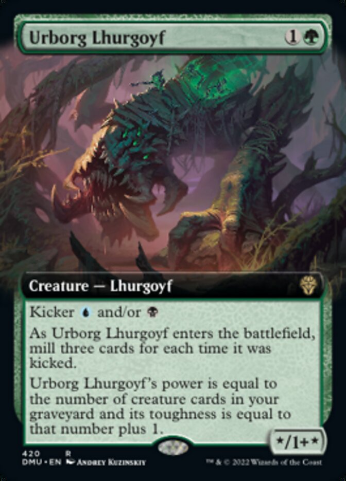 Urborg Lhurgoyf (Extended Art) [Dominaria United] | A1Comics