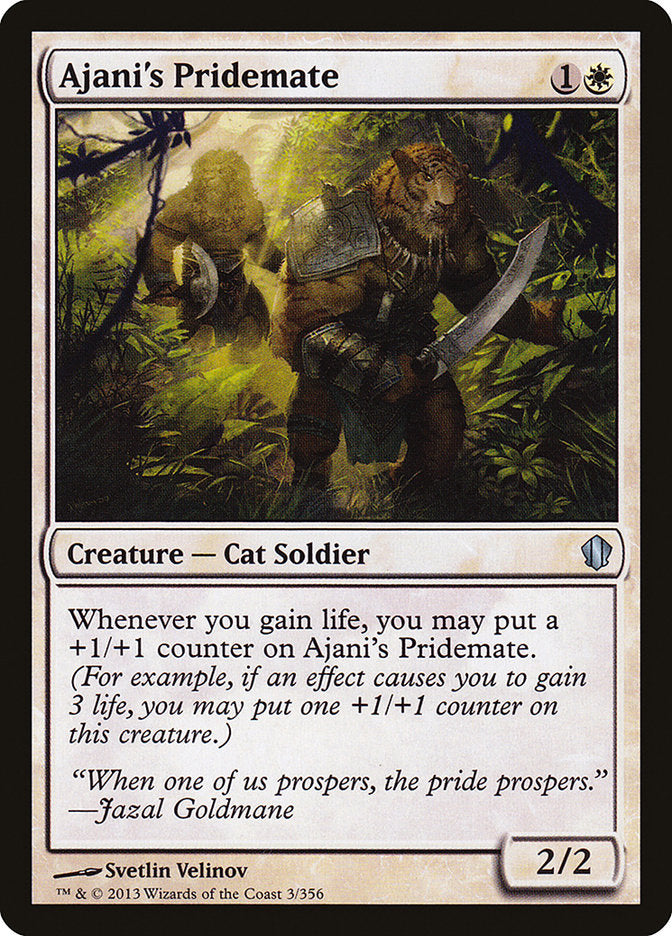 Ajani's Pridemate [Commander 2013] | A1Comics