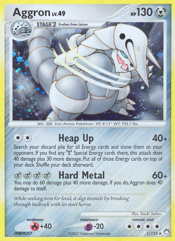 Aggron (1/123) [Diamond & Pearl: Mysterious Treasures] | A1Comics