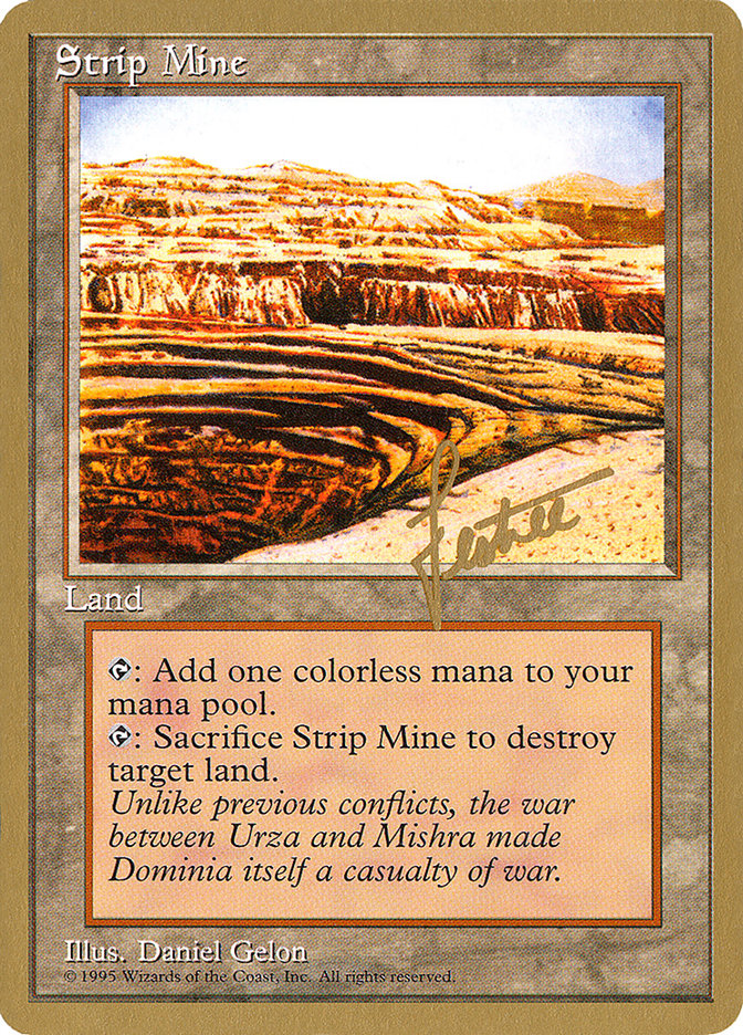 Strip Mine (Bertrand Lestree) [Pro Tour Collector Set] | A1Comics