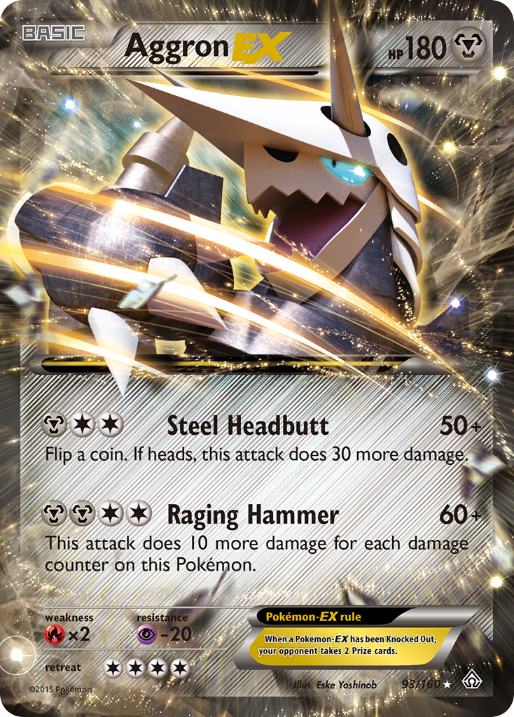 Aggron EX (93/160) [XY: Primal Clash] | A1Comics