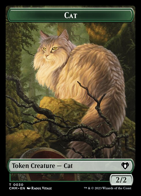 Eldrazi // Cat (0030) Double-Sided Token [Commander Masters Tokens] | A1Comics