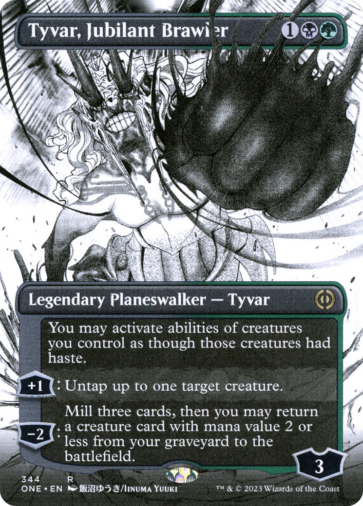 Tyvar, Jubilant Brawler (Borderless Manga) [Phyrexia: All Will Be One] | A1Comics