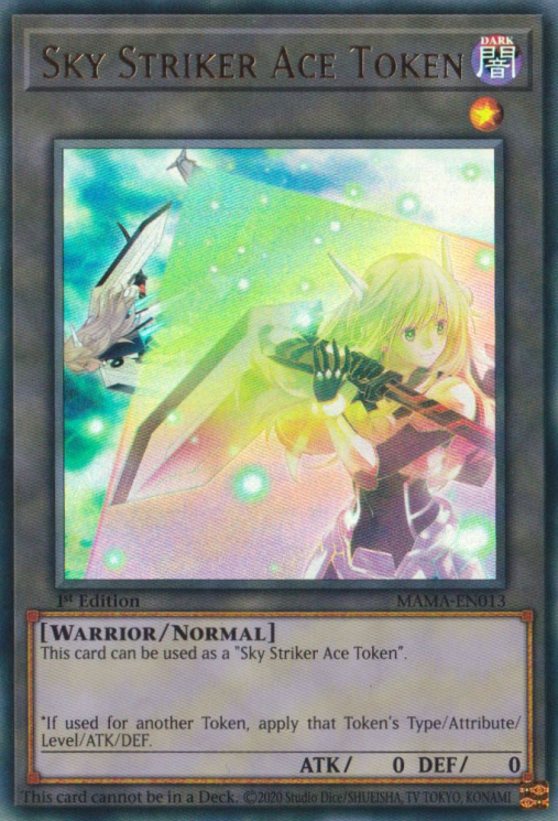 Token: Sky Striker Ace [MAMA-EN013] Ultra Rare | A1Comics