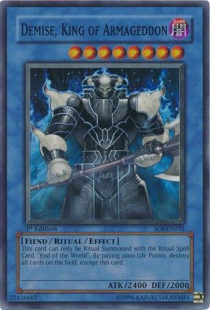 Demise, King of Armageddon [SOI-EN035] Super Rare | A1Comics