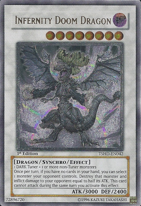 Infernity Doom Dragon [TSHD-EN042] Ultimate Rare | A1Comics