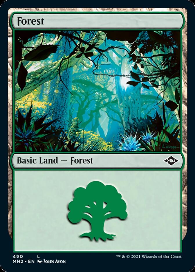 Forest (490) (Foil Etched) [Modern Horizons 2] | A1Comics