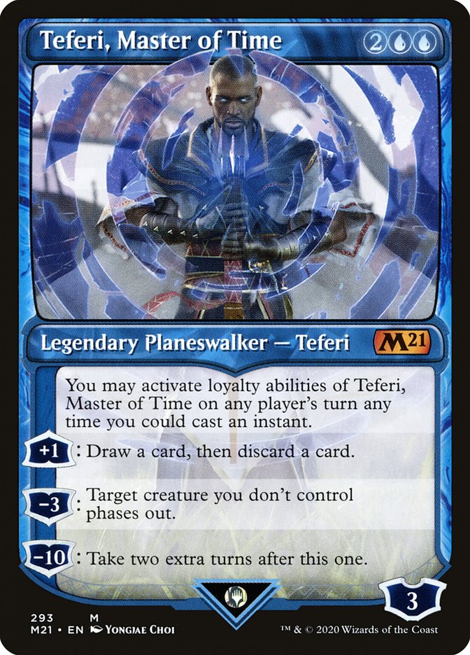 Teferi, Master of Time (Showcase) (293) [Core Set 2021] | A1Comics