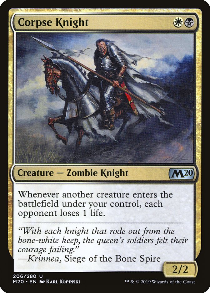 Corpse Knight (2/2) [Core Set 2020] | A1Comics