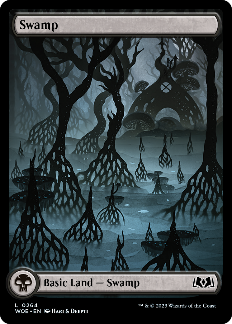 Swamp (264) (Full-Art) [Wilds of Eldraine] | A1Comics