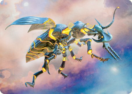 Zabaz, the Glimmerwasp Art Card [Modern Horizons 2 Art Series] | A1Comics