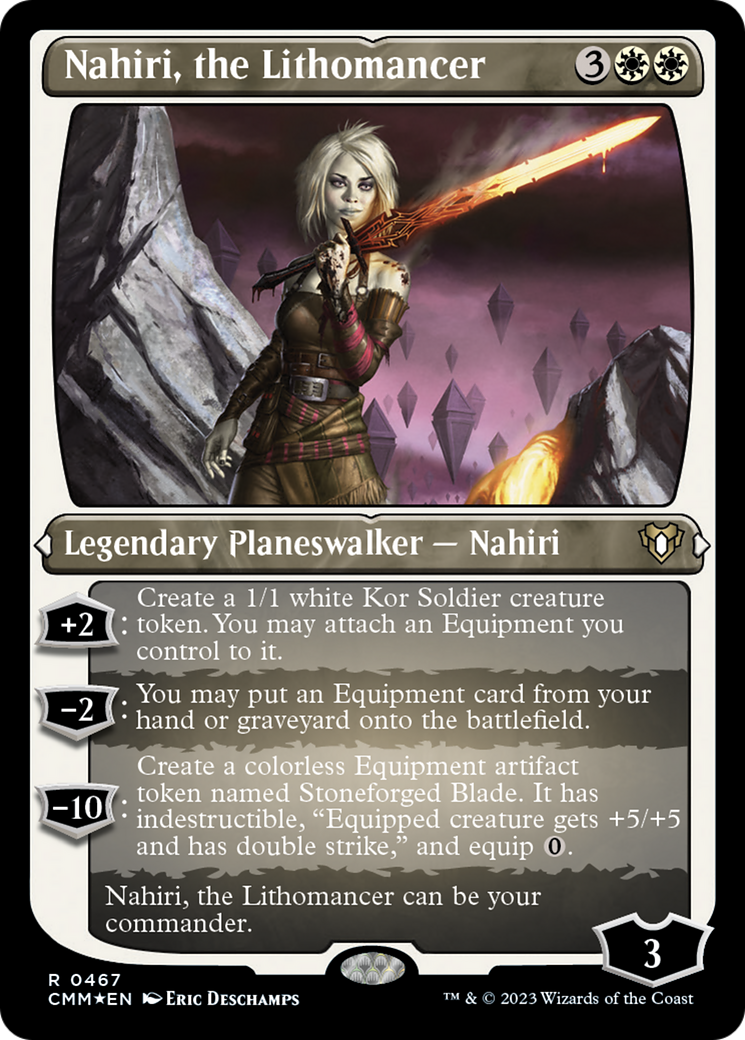 Nahiri, the Lithomancer (Foil Etched) [Commander Masters] | A1Comics