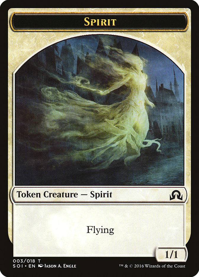 Spirit Token [Shadows over Innistrad Tokens] | A1Comics