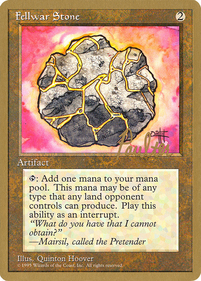 Fellwar Stone (Preston Poulter) [Pro Tour Collector Set] | A1Comics