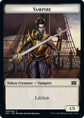 Elemental // Vampire Double-Sided Token [Double Masters 2022 Tokens] | A1Comics