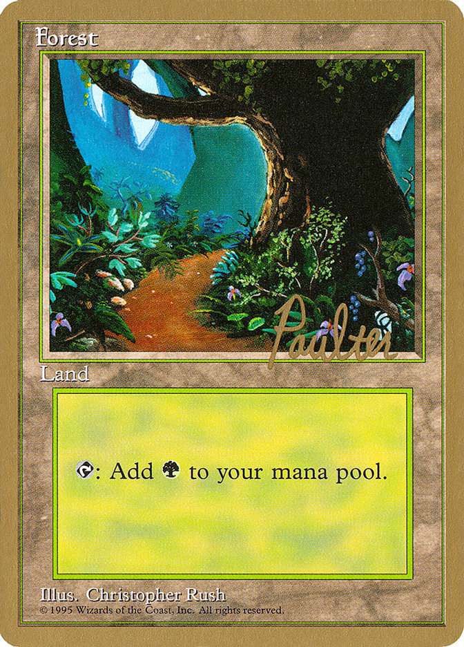 Forest (pp376) (Preston Poulter) [Pro Tour Collector Set] | A1Comics