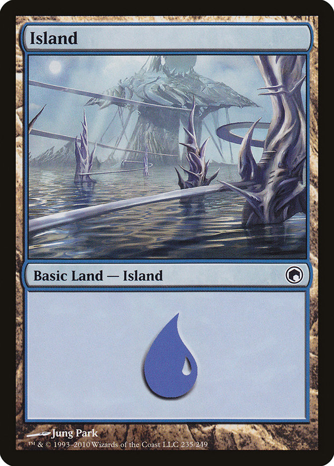 Island (235) [Scars of Mirrodin] | A1Comics