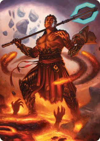 Koth, Fire of Resistance Art Card [Phyrexia: All Will Be One Art Series] | A1Comics