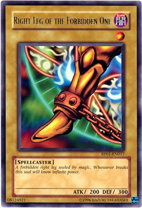 Right Leg of the Forbidden One [RP01-EN017] Rare | A1Comics