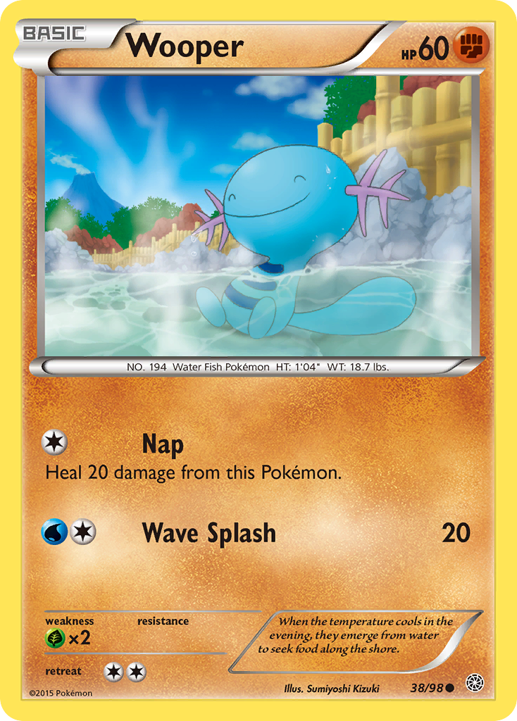 Wooper (38/98) [XY: Ancient Origins] | A1Comics