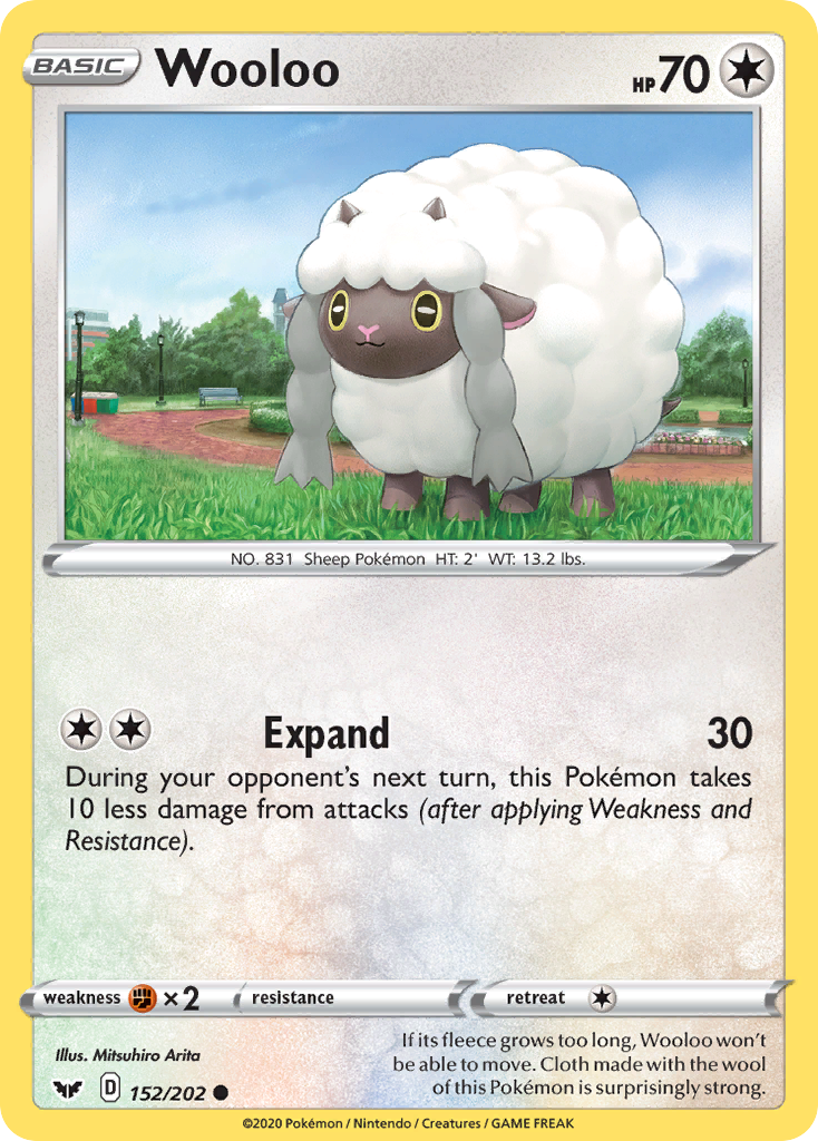 Wooloo (152/202) [Sword & Shield: Base Set] | A1Comics