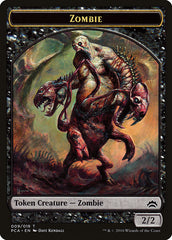 Zombie // Hellion Double-Sided Token [Planechase Anthology Tokens] | A1Comics