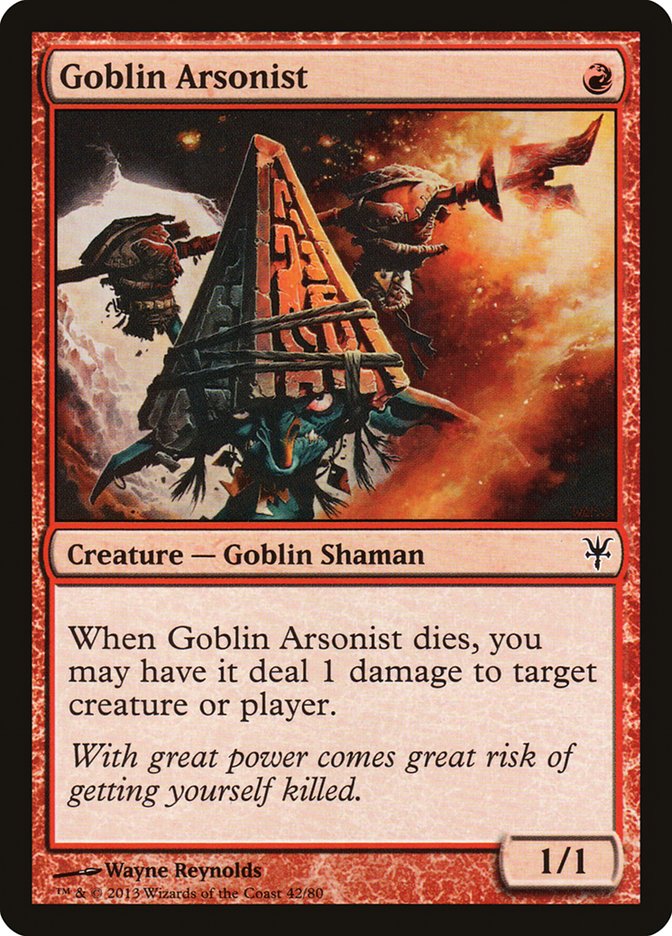 Goblin Arsonist [Duel Decks: Sorin vs. Tibalt] | A1Comics