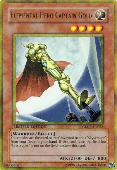 Elemental Hero Captain Gold [GLD2-EN025] Ultra Rare | A1Comics