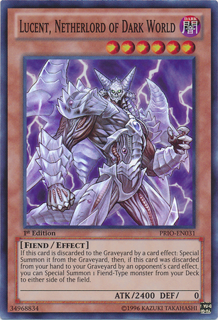 Lucent, Netherlord of Dark World [PRIO-EN031] Super Rare | A1Comics