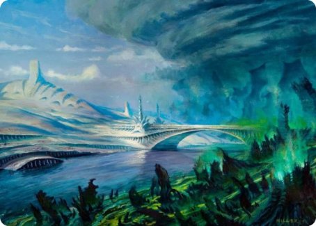 Goldmire Bridge Art Card [Modern Horizons 2 Art Series] | A1Comics