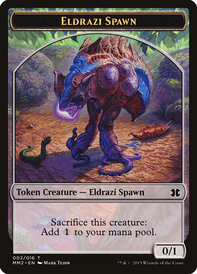 Eldrazi Spawn Token (002/016) [Modern Masters 2015 Tokens] | A1Comics