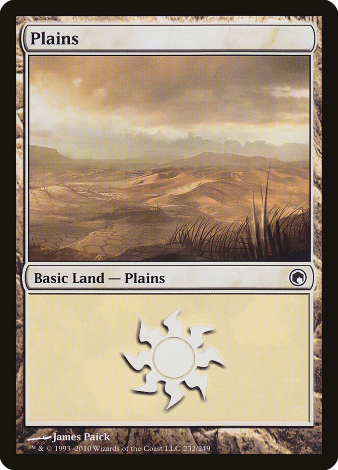 Plains (232) [Scars of Mirrodin] | A1Comics