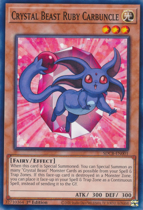 Crystal Beast Ruby Carbuncle [SDCB-EN001] Common | A1Comics