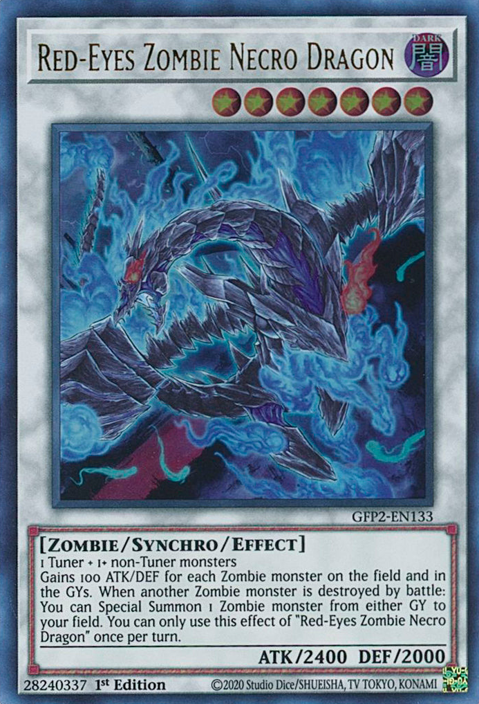 Red-Eyes Zombie Necro Dragon [GFP2-EN133] Ultra Rare | A1Comics