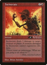 Incinerate (Oversized) [Oversize Cards] | A1Comics