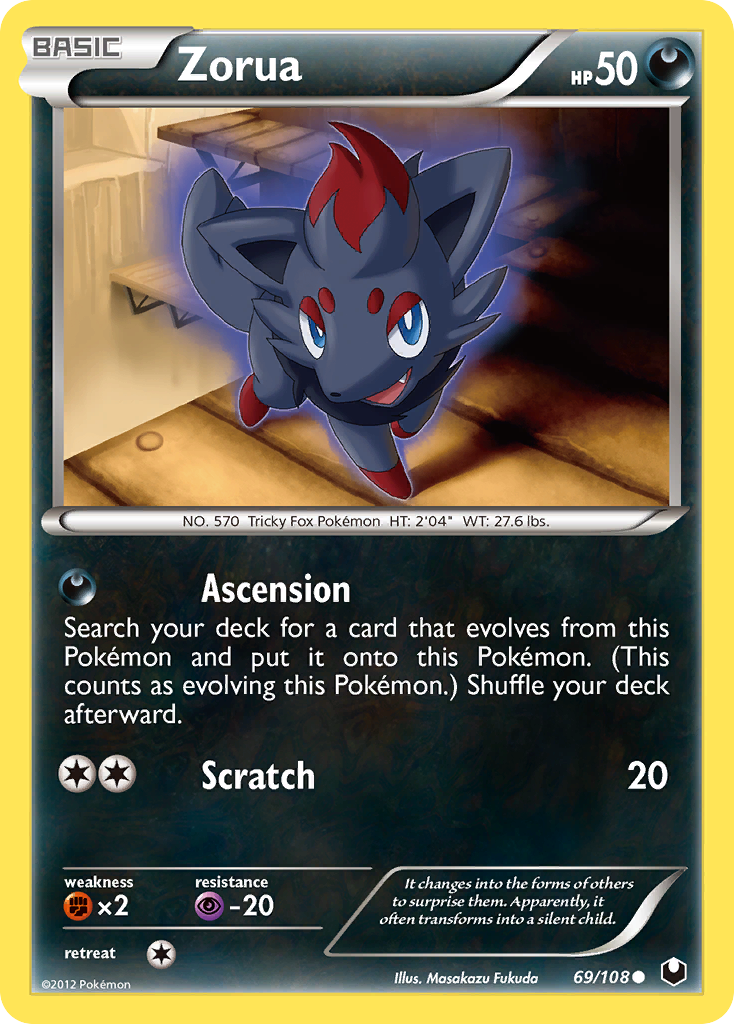 Zorua (69/108) [Black & White: Dark Explorers] | A1Comics