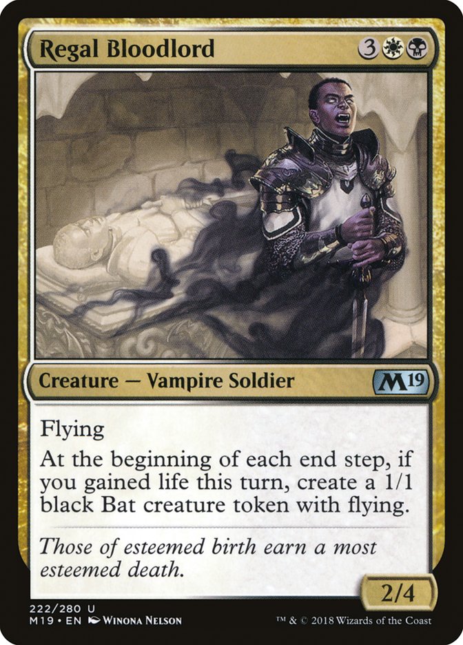 Regal Bloodlord [Core Set 2019] | A1Comics