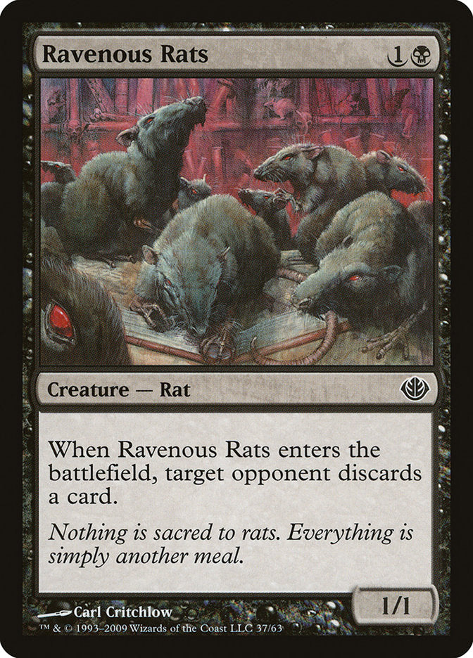 Ravenous Rats [Duel Decks: Garruk vs. Liliana] | A1Comics