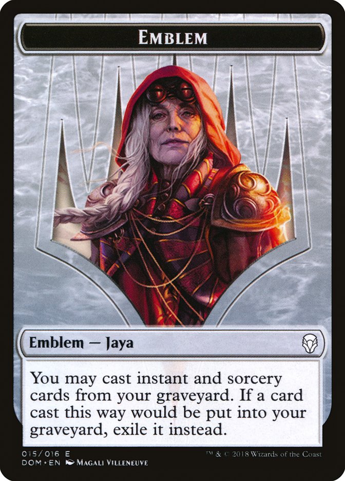 Jaya Ballard Emblem [Dominaria Tokens] | A1Comics