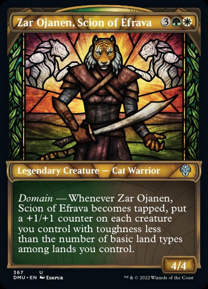 Zar Ojanen, Scion of Efrava (Showcase Textured) [Dominaria United] | A1Comics