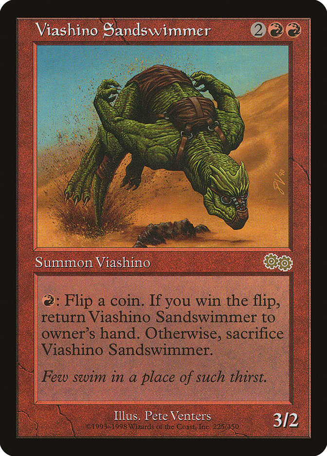 Viashino Sandswimmer [Urza's Saga] | A1Comics