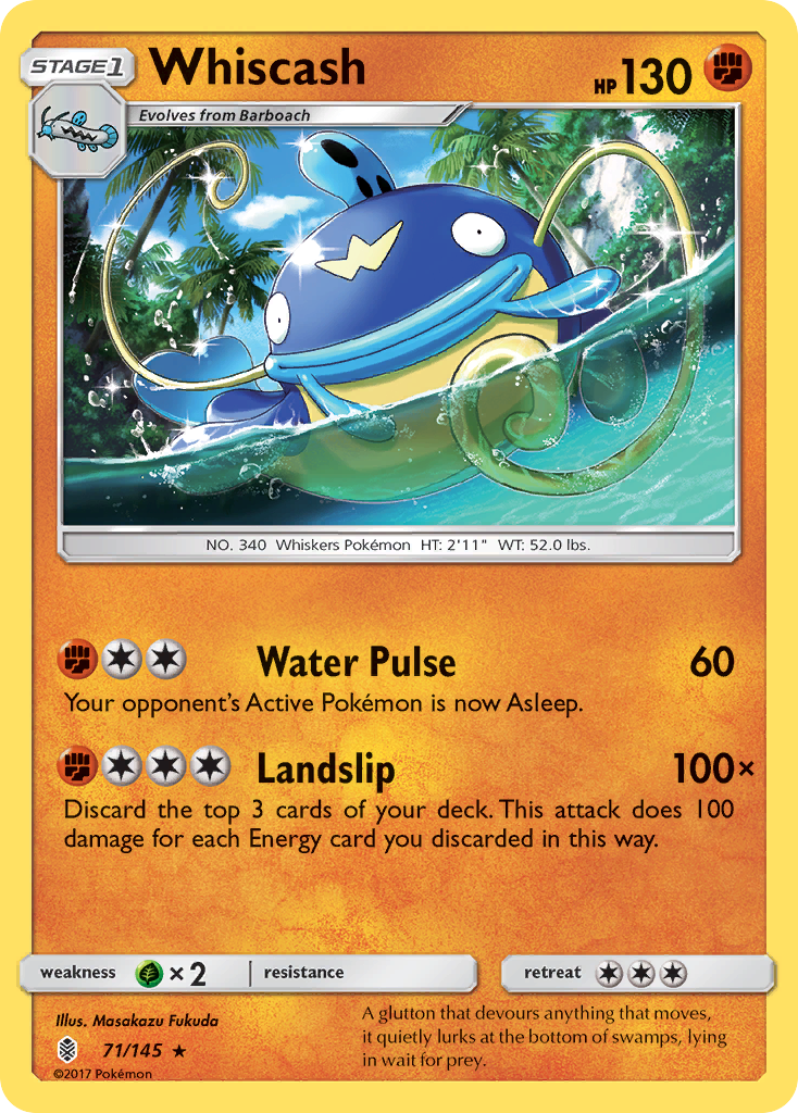 Whiscash (71/145) [Sun & Moon: Guardians Rising] | A1Comics