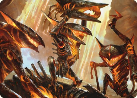 Gleeful Demolition Art Card [Phyrexia: All Will Be One Art Series] | A1Comics