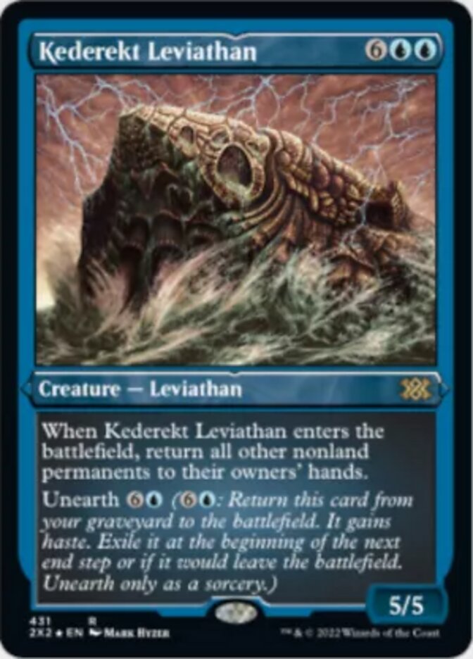 Kederekt Leviathan (Foil Etched) [Double Masters 2022] | A1Comics