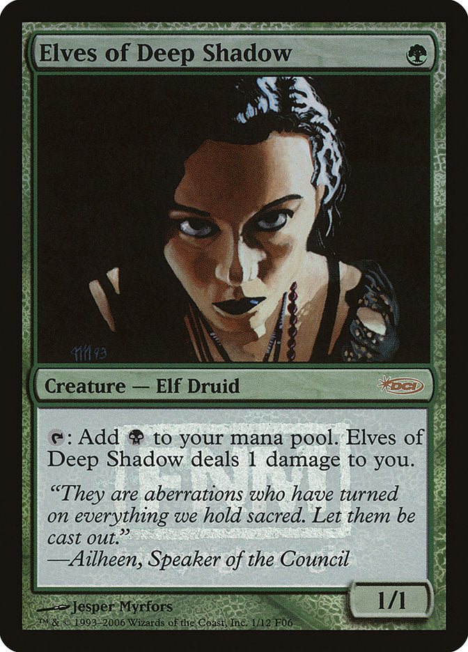 Elves of Deep Shadow [Friday Night Magic 2006] | A1Comics