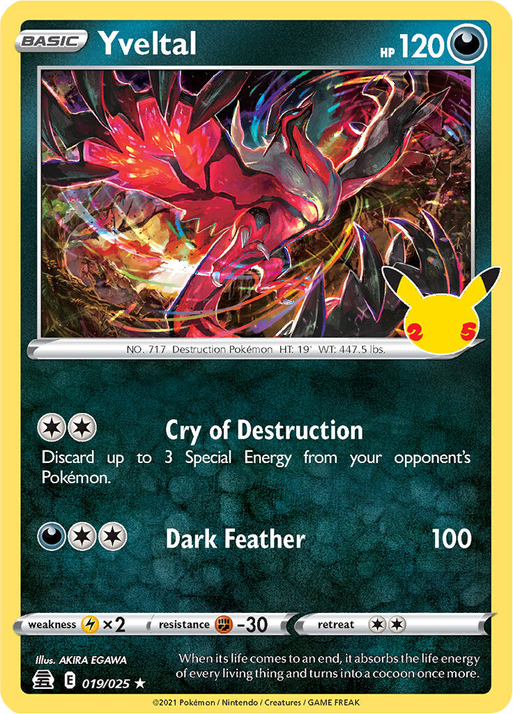 Yveltal (019/025) [Celebrations: 25th Anniversary] | A1Comics